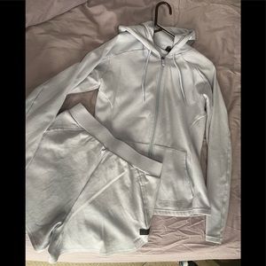 Alphalete Identity short and zip up set